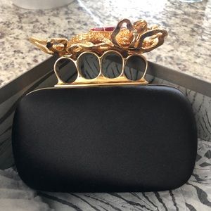 Alexander McQueen Black Clutch